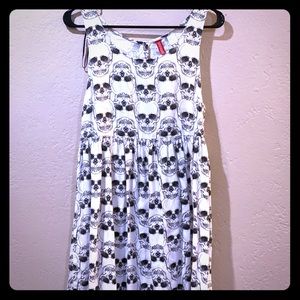 Black & White Skull 💀💀💀💀💀 babydoll dress